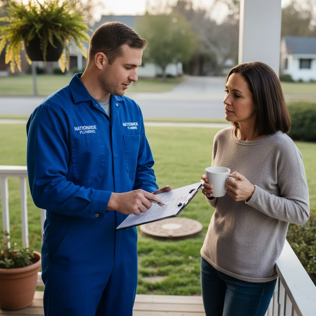 Sewer Line Service project 2 in Nationwide