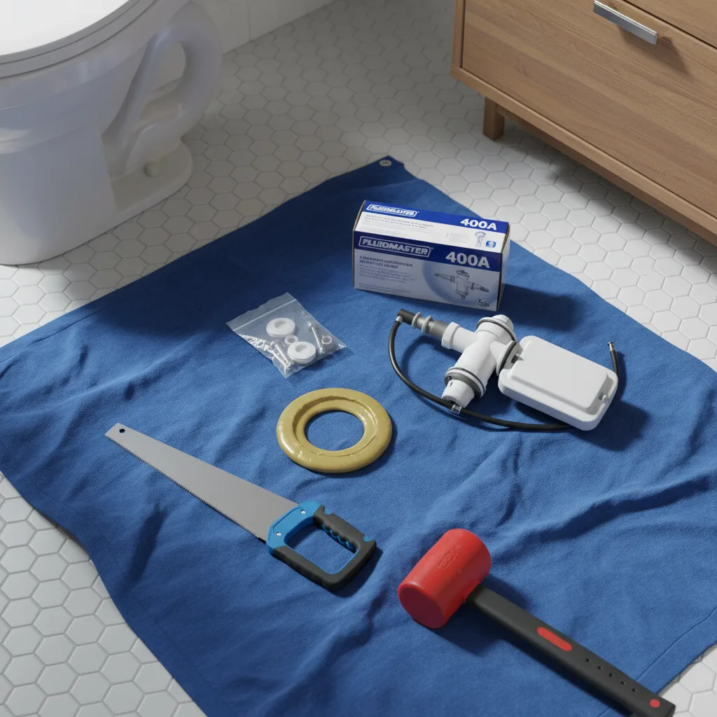 Toilet Repair and Installation work in progress